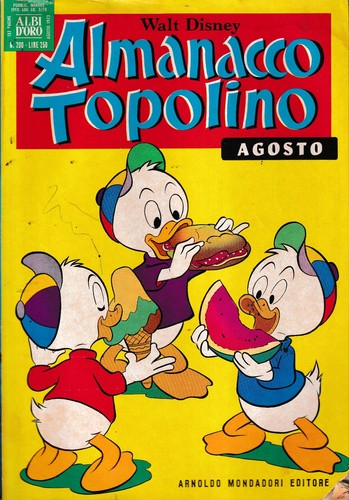 Almanacco topolino 200 ago - almanacco,
