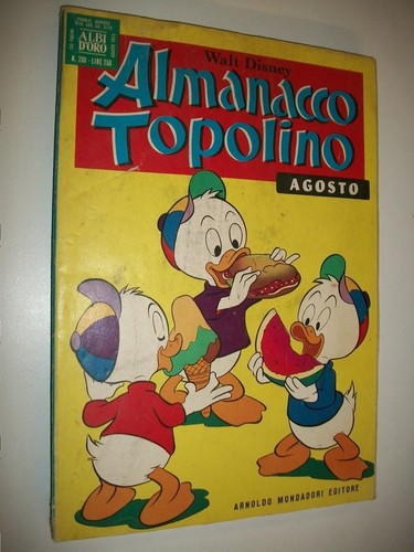 Almanacco topolino walt - almanacco, topolino:walt